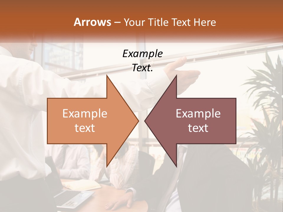A Man Giving A Presentation To A Group Of People PowerPoint Template