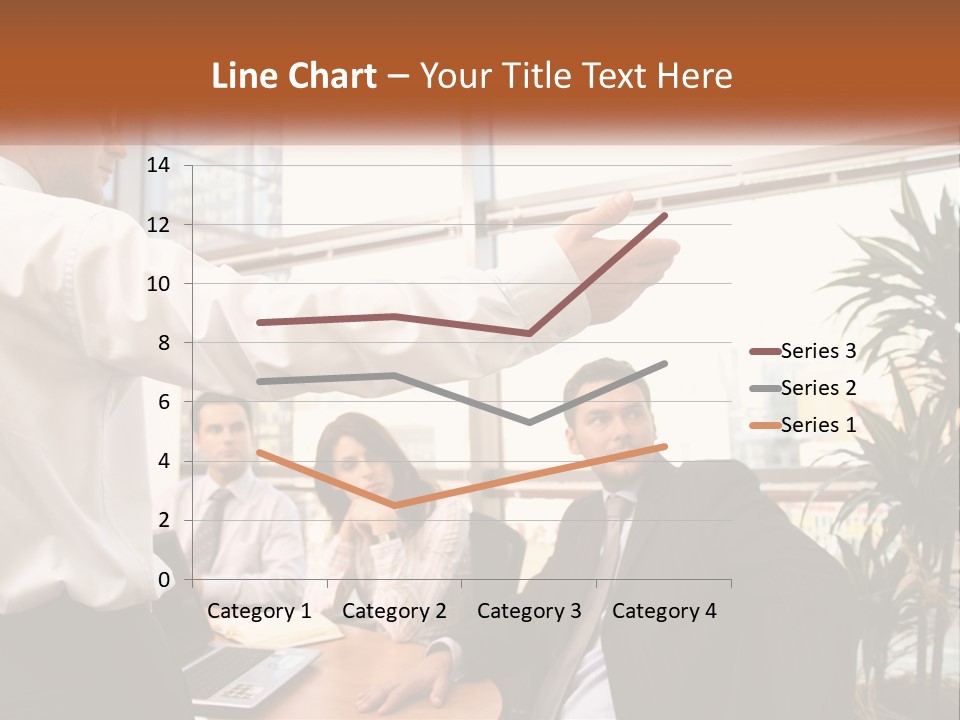A Man Giving A Presentation To A Group Of People PowerPoint Template