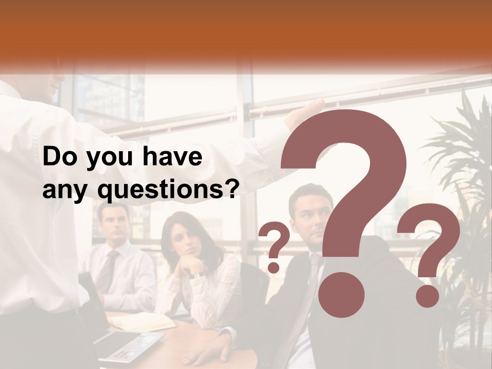 A Man Giving A Presentation To A Group Of People PowerPoint Template