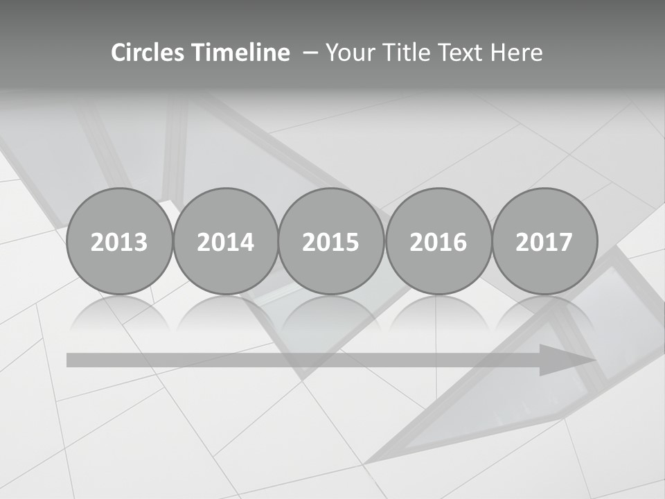 A Modern Building With Windows On The Side Of It PowerPoint Template