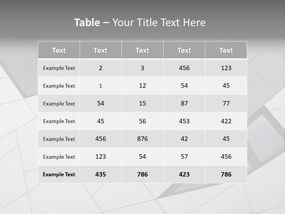 A Modern Building With Windows On The Side Of It PowerPoint Template