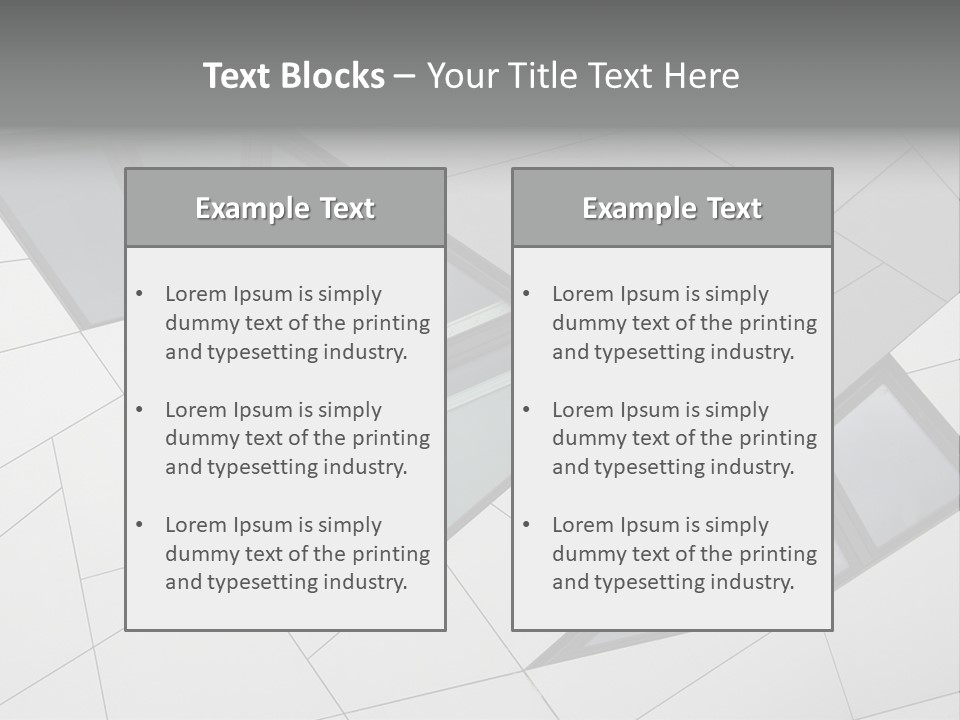 A Modern Building With Windows On The Side Of It PowerPoint Template