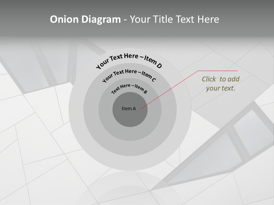 A Modern Building With Windows On The Side Of It PowerPoint Template
