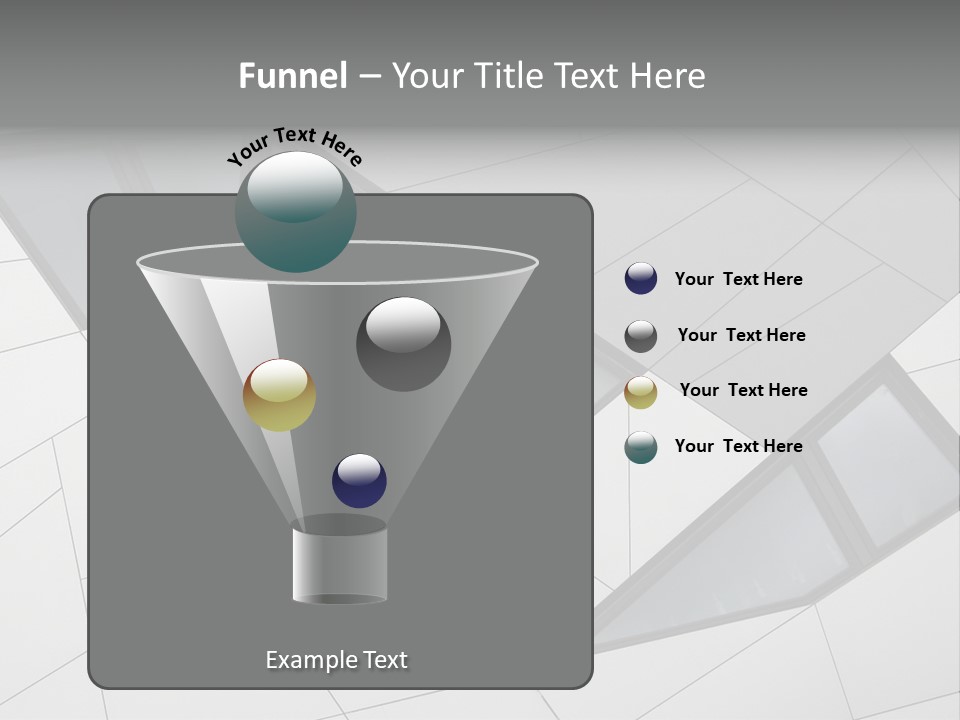 A Modern Building With Windows On The Side Of It PowerPoint Template
