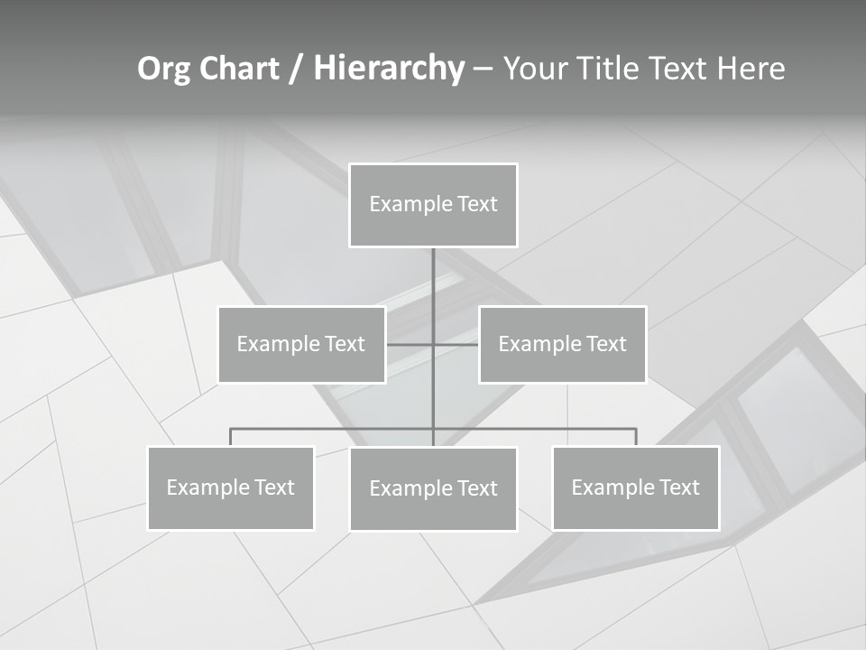 A Modern Building With Windows On The Side Of It PowerPoint Template
