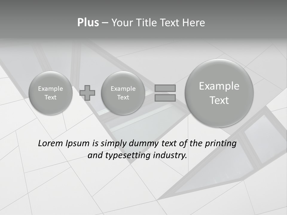 A Modern Building With Windows On The Side Of It PowerPoint Template
