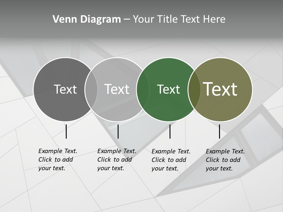 A Modern Building With Windows On The Side Of It PowerPoint Template