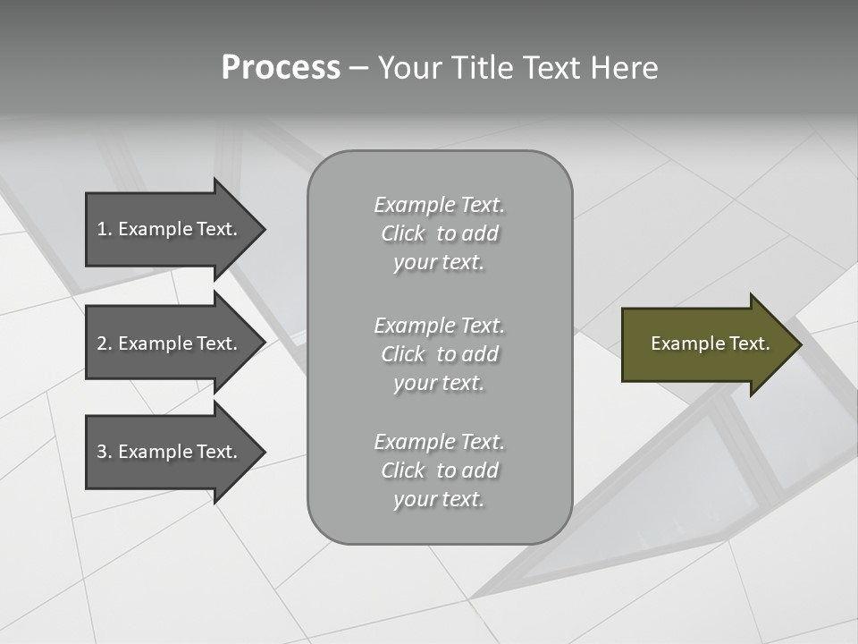 A Modern Building With Windows On The Side Of It PowerPoint Template