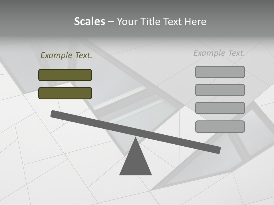 A Modern Building With Windows On The Side Of It PowerPoint Template