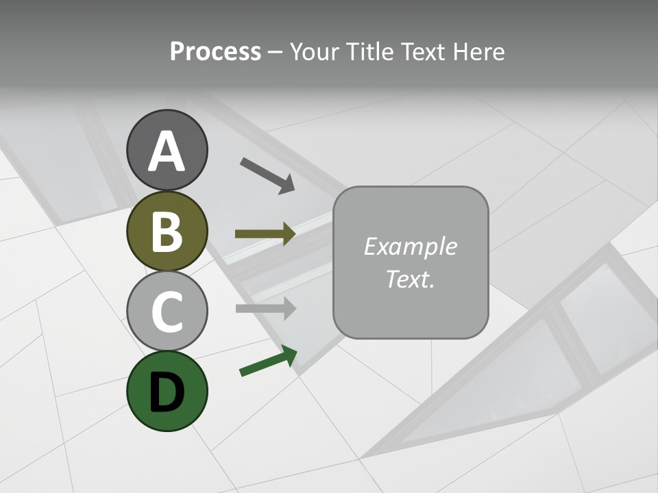 A Modern Building With Windows On The Side Of It PowerPoint Template