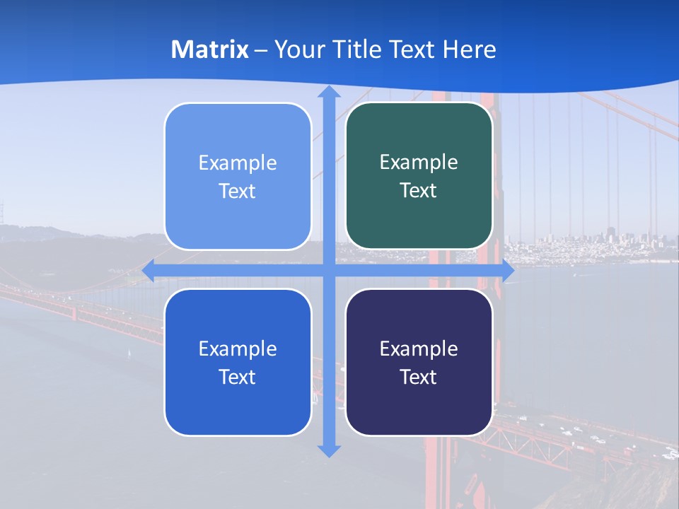 A Picture Of The Golden Gate Bridge In San Francisco PowerPoint Template