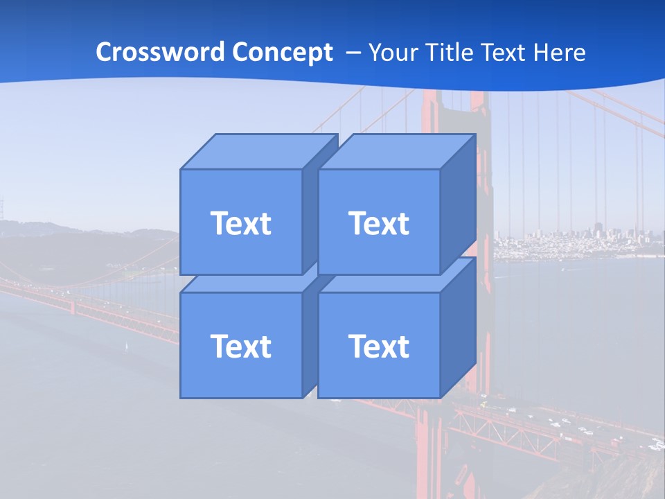 A Picture Of The Golden Gate Bridge In San Francisco PowerPoint Template