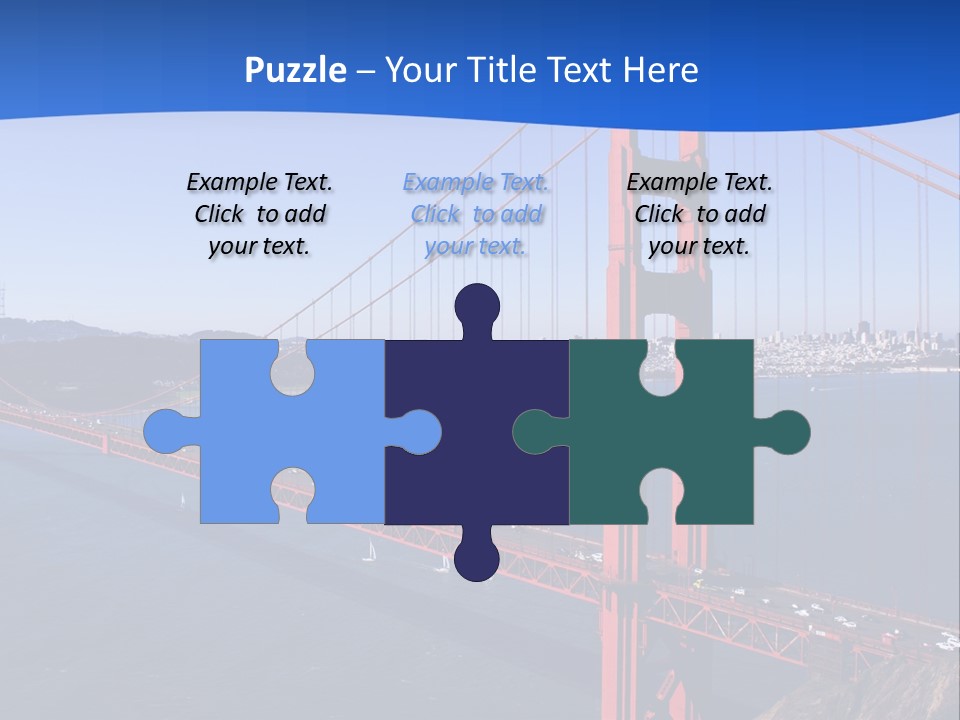 A Picture Of The Golden Gate Bridge In San Francisco PowerPoint Template