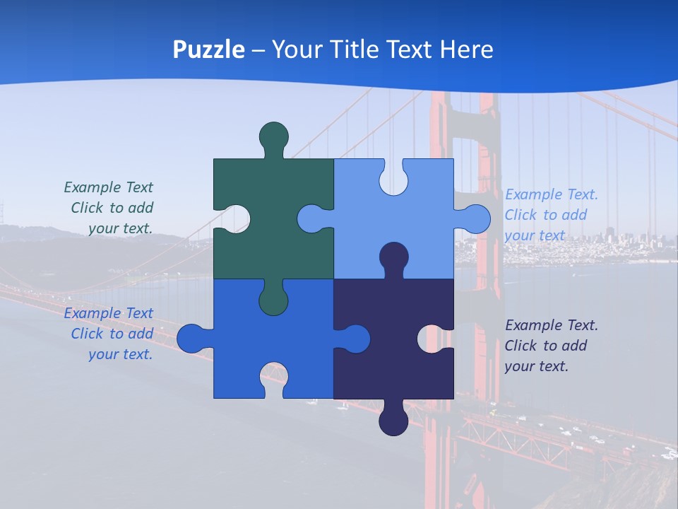 A Picture Of The Golden Gate Bridge In San Francisco PowerPoint Template