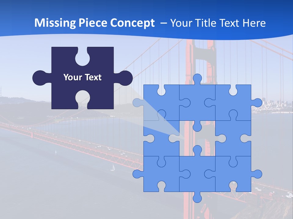 A Picture Of The Golden Gate Bridge In San Francisco PowerPoint Template