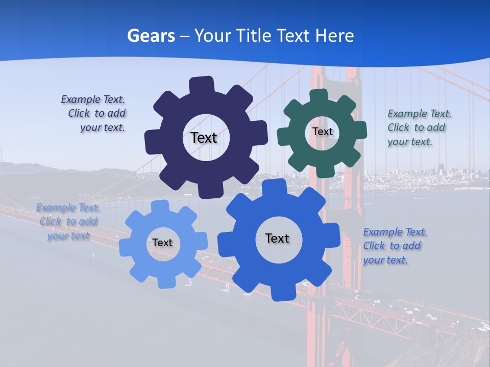 A Picture Of The Golden Gate Bridge In San Francisco PowerPoint Template