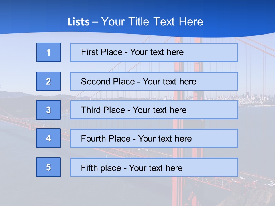 A Picture Of The Golden Gate Bridge In San Francisco PowerPoint Template