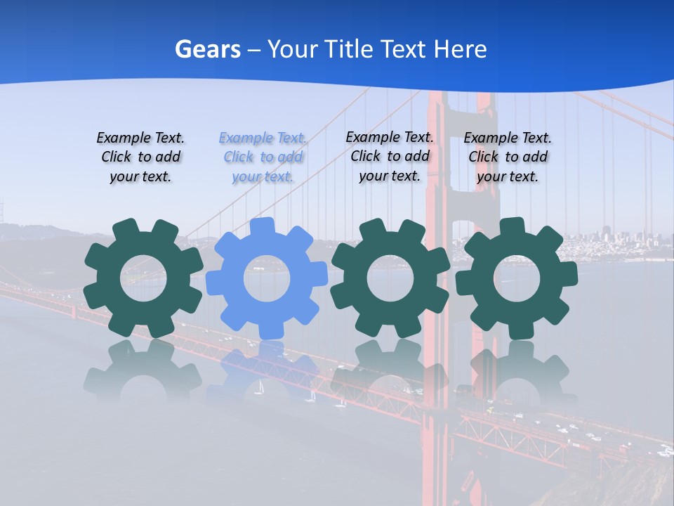 A Picture Of The Golden Gate Bridge In San Francisco PowerPoint Template