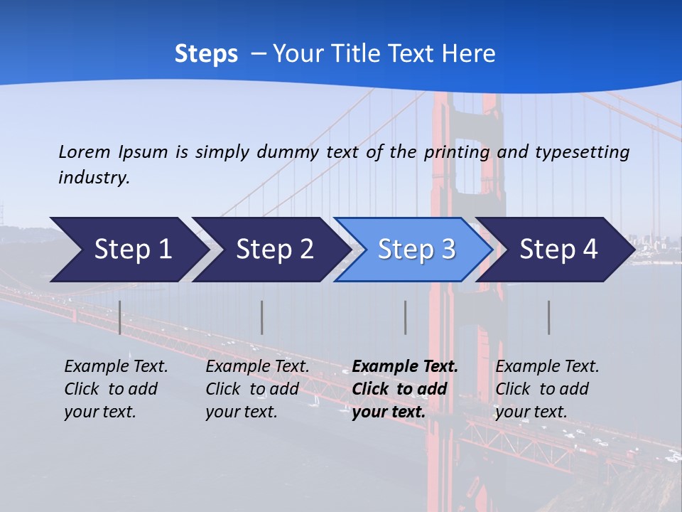 A Picture Of The Golden Gate Bridge In San Francisco PowerPoint Template