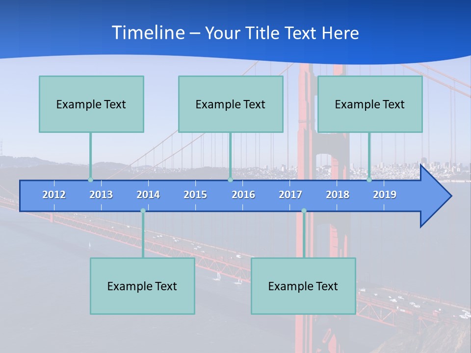 A Picture Of The Golden Gate Bridge In San Francisco PowerPoint Template