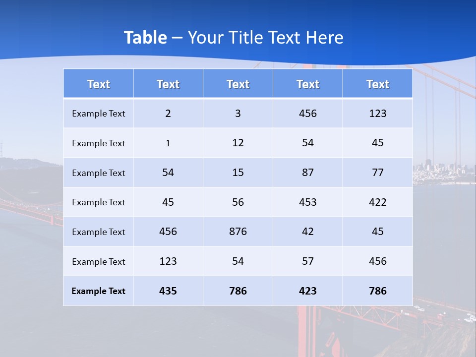 A Picture Of The Golden Gate Bridge In San Francisco PowerPoint Template
