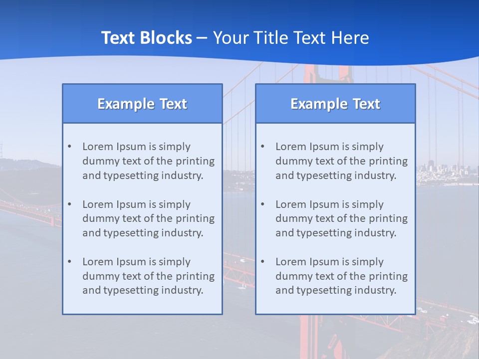 A Picture Of The Golden Gate Bridge In San Francisco PowerPoint Template