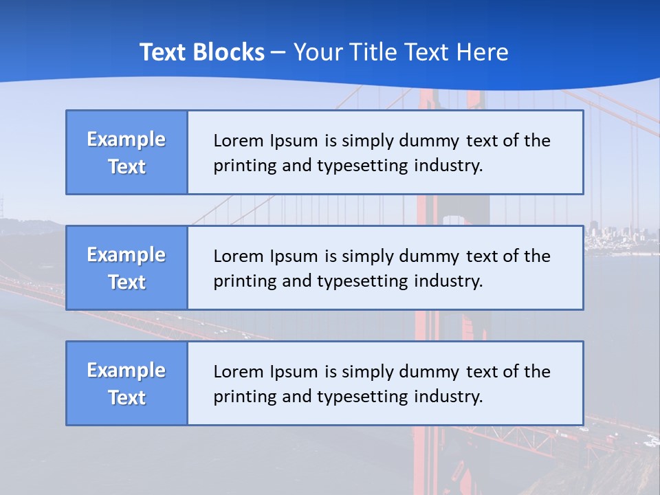 A Picture Of The Golden Gate Bridge In San Francisco PowerPoint Template