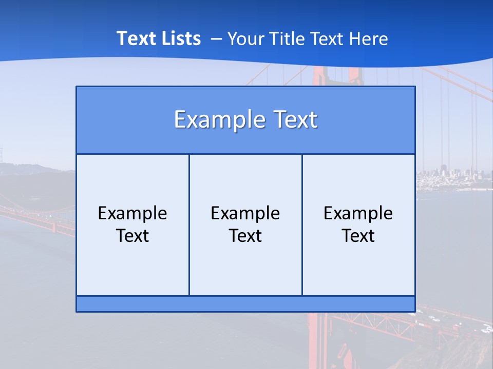 A Picture Of The Golden Gate Bridge In San Francisco PowerPoint Template