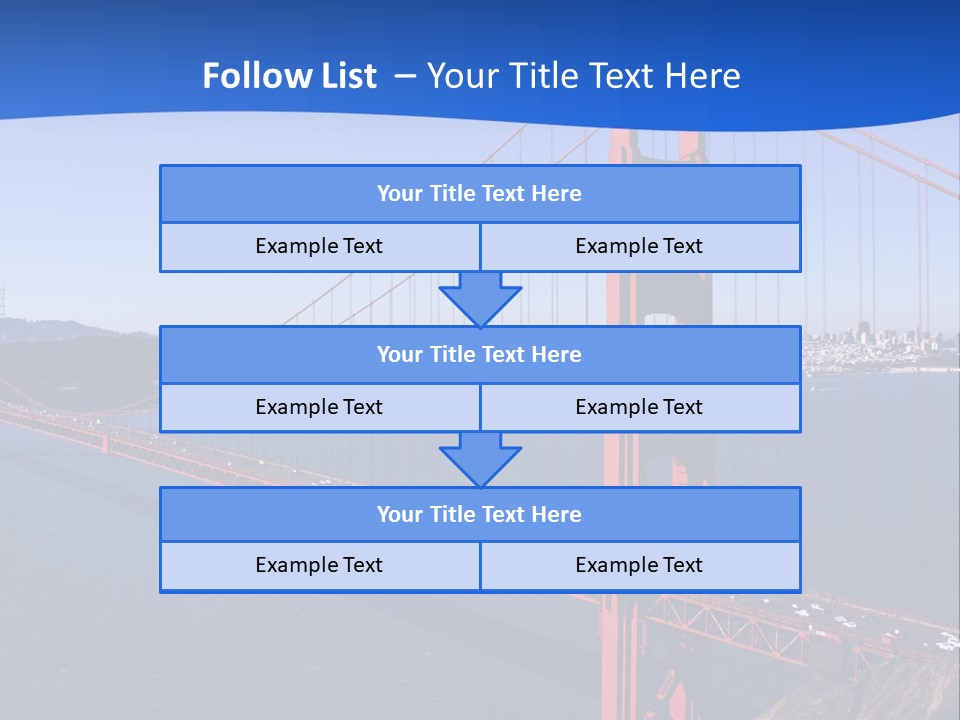 A Picture Of The Golden Gate Bridge In San Francisco PowerPoint Template
