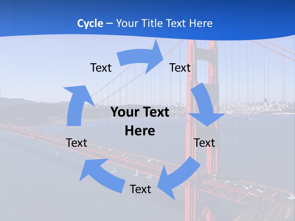 A Picture Of The Golden Gate Bridge In San Francisco PowerPoint Template