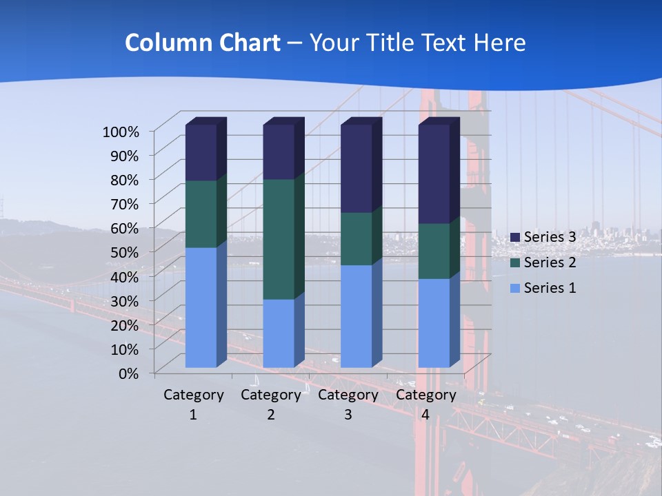 A Picture Of The Golden Gate Bridge In San Francisco PowerPoint Template
