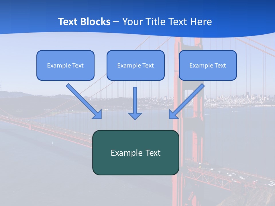 A Picture Of The Golden Gate Bridge In San Francisco PowerPoint Template
