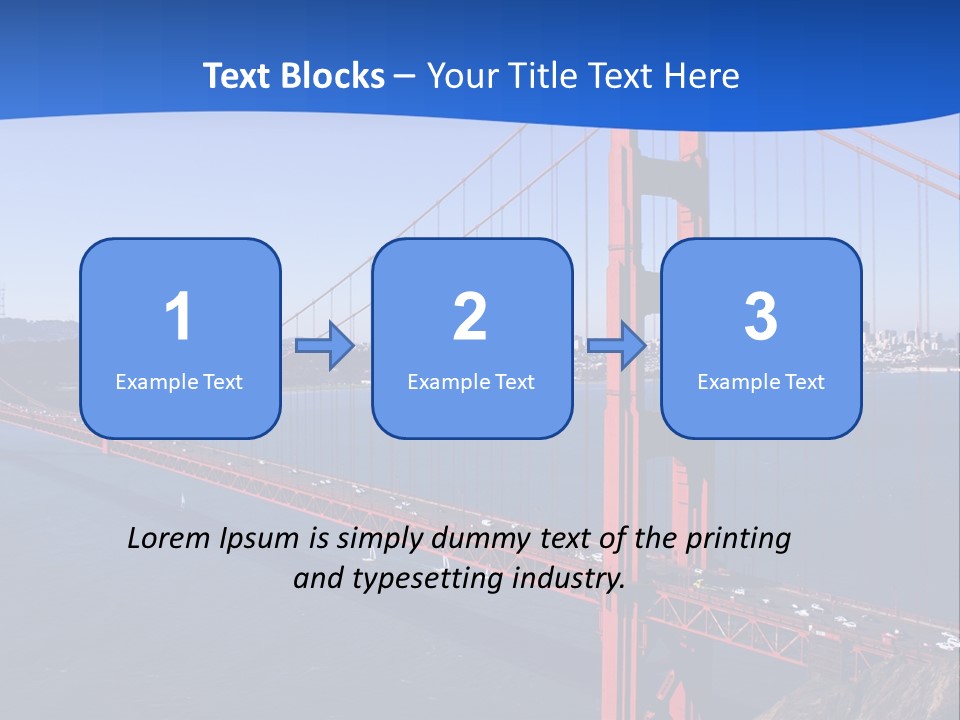 A Picture Of The Golden Gate Bridge In San Francisco PowerPoint Template