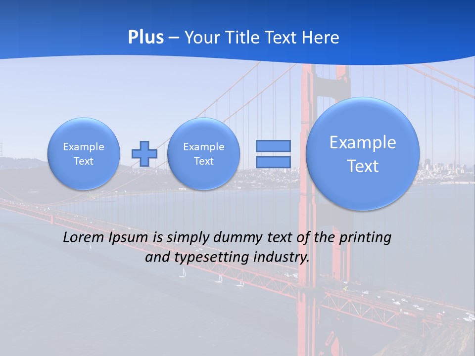 A Picture Of The Golden Gate Bridge In San Francisco PowerPoint Template