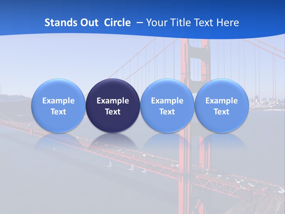 A Picture Of The Golden Gate Bridge In San Francisco PowerPoint Template