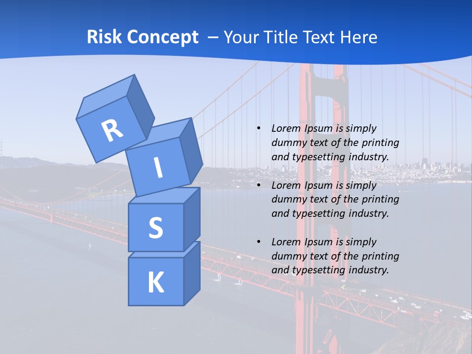 A Picture Of The Golden Gate Bridge In San Francisco PowerPoint Template