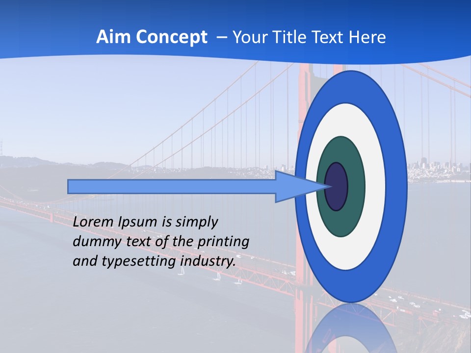 A Picture Of The Golden Gate Bridge In San Francisco PowerPoint Template