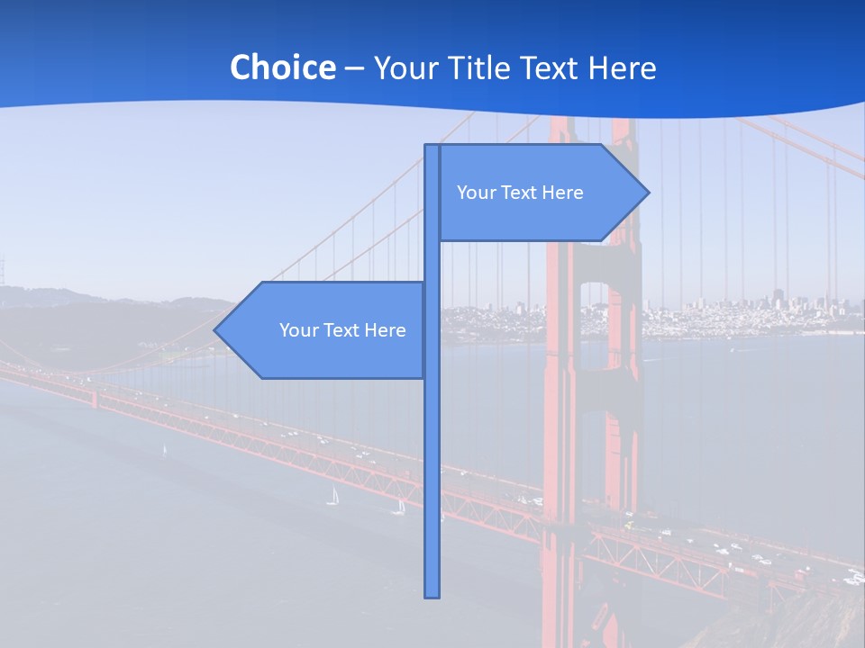 A Picture Of The Golden Gate Bridge In San Francisco PowerPoint Template