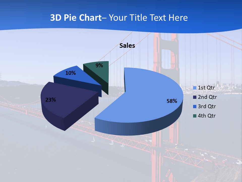 A Picture Of The Golden Gate Bridge In San Francisco PowerPoint Template