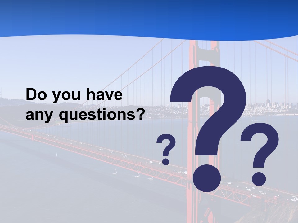 A Picture Of The Golden Gate Bridge In San Francisco PowerPoint Template