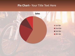 A Person Riding A Bike On A Dirt Road PowerPoint Template