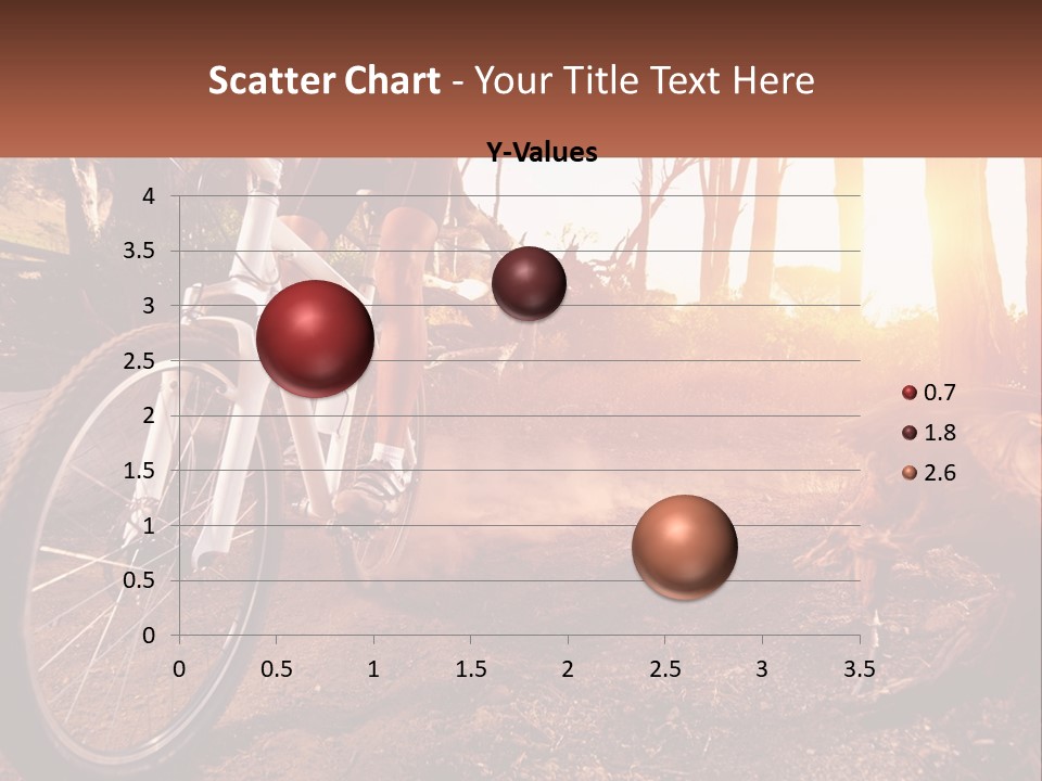 A Person Riding A Bike On A Dirt Road PowerPoint Template