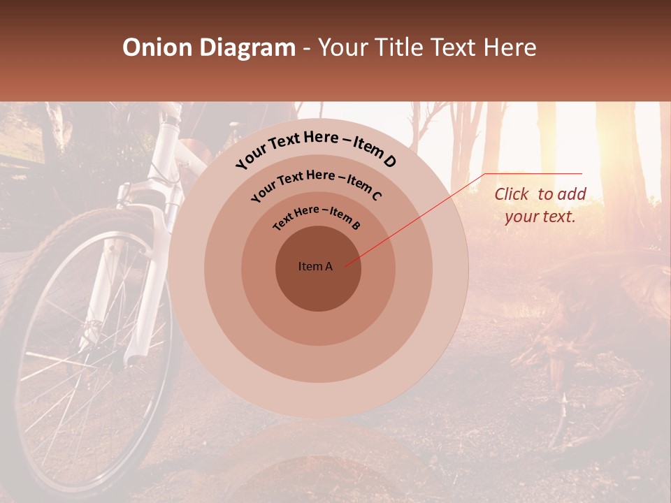 A Person Riding A Bike On A Dirt Road PowerPoint Template