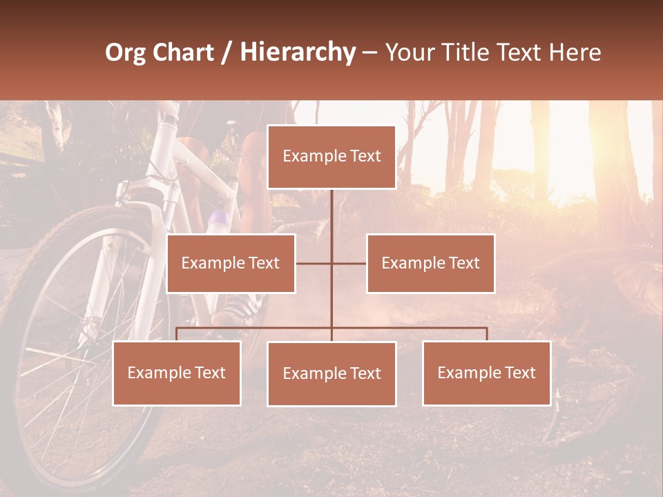 A Person Riding A Bike On A Dirt Road PowerPoint Template