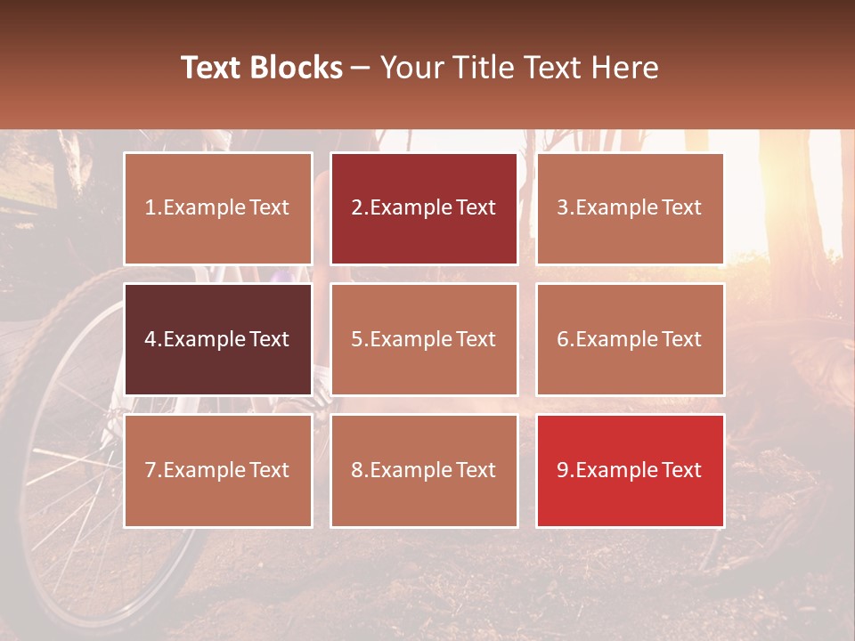 A Person Riding A Bike On A Dirt Road PowerPoint Template