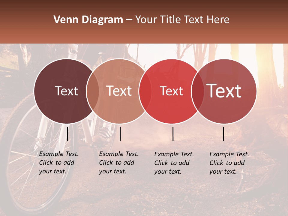 A Person Riding A Bike On A Dirt Road PowerPoint Template