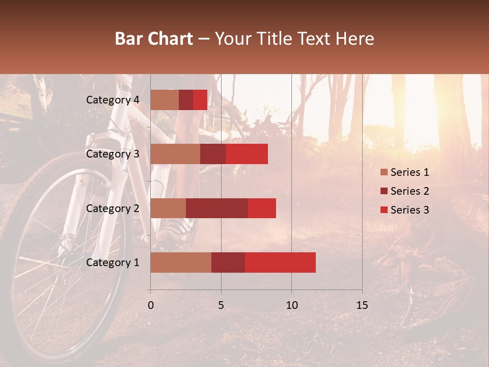 A Person Riding A Bike On A Dirt Road PowerPoint Template