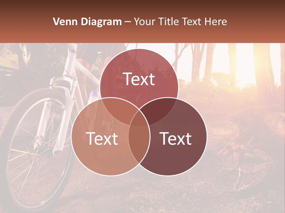 A Person Riding A Bike On A Dirt Road PowerPoint Template