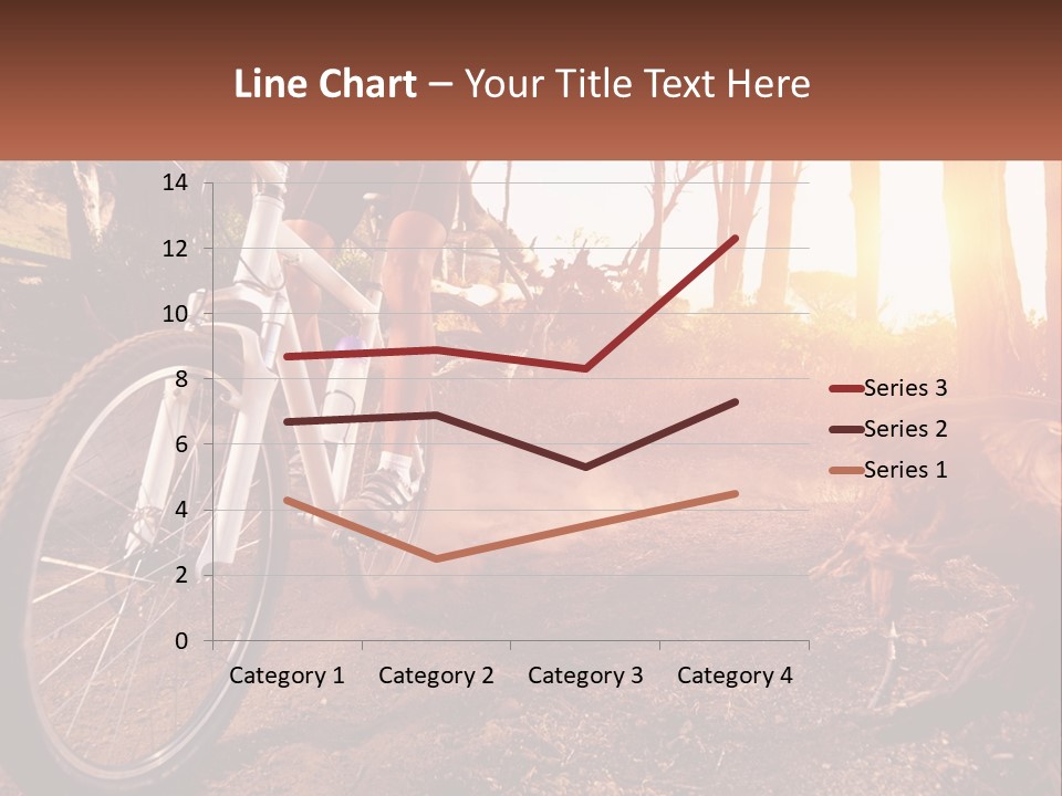 A Person Riding A Bike On A Dirt Road PowerPoint Template