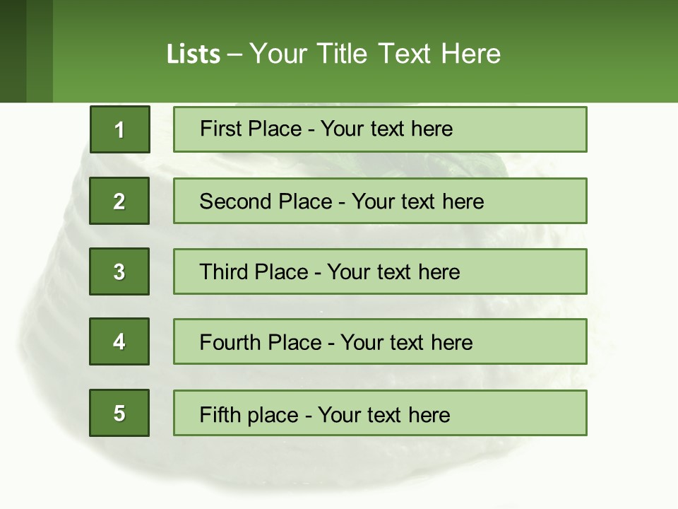 A Cake With A Green Leaf On Top Of It PowerPoint Template